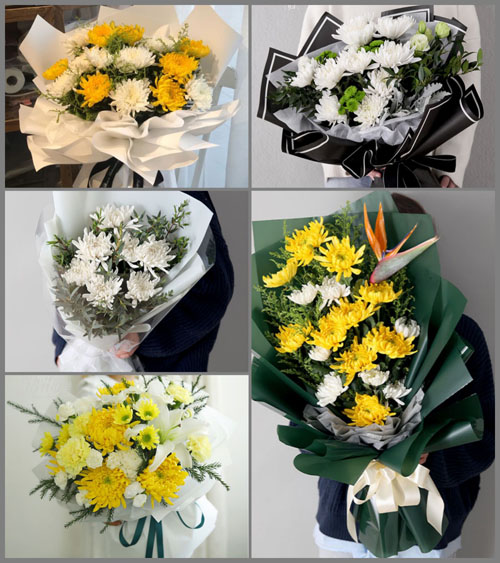 湖北黄冈市英山县草盘地镇河口村白事花束代送